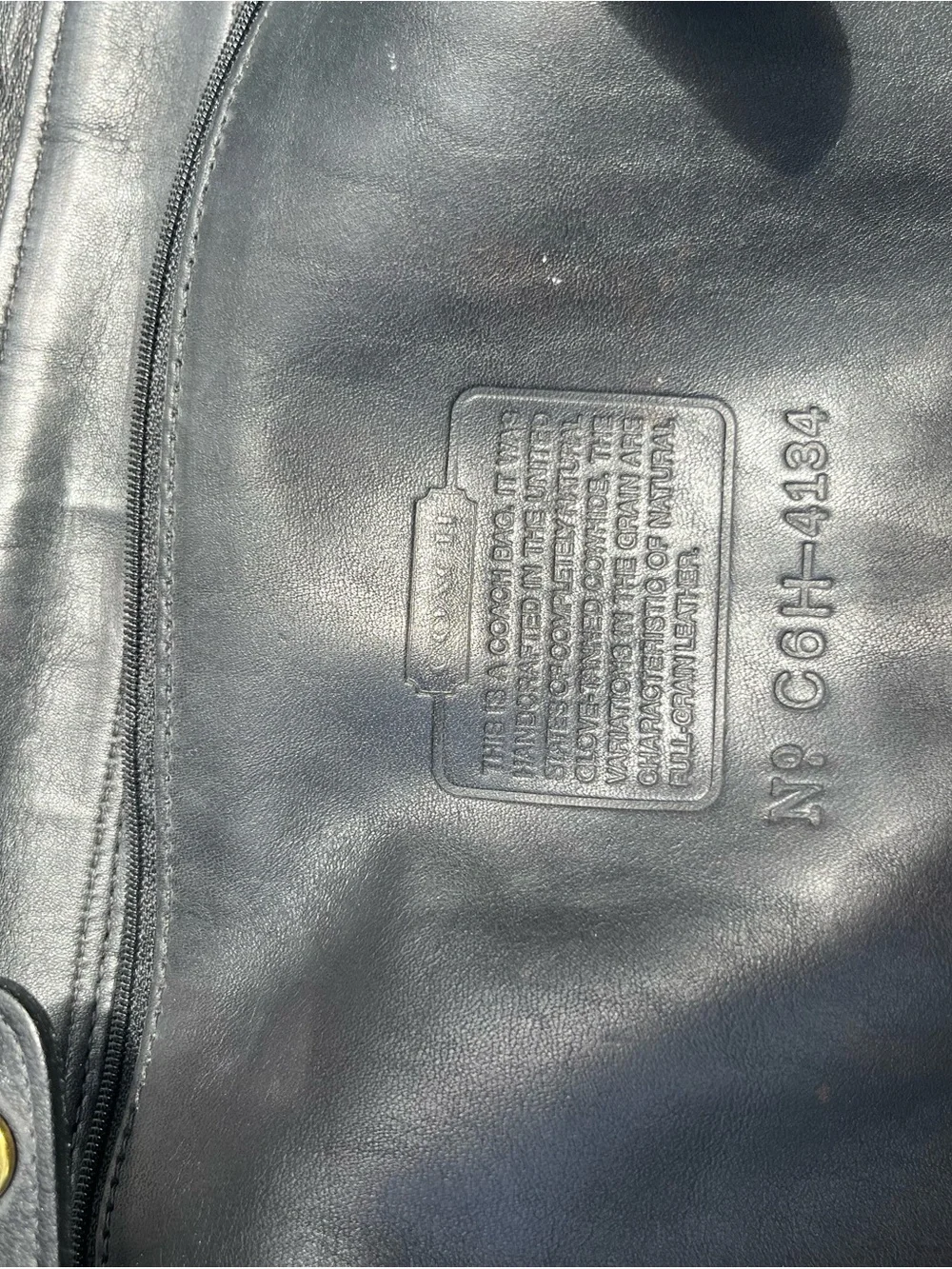 Vintage 90s Coach Soho Leather Backpack (#4134)